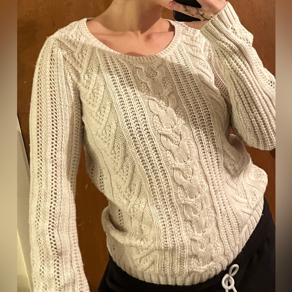 gap XS knit cream sweater